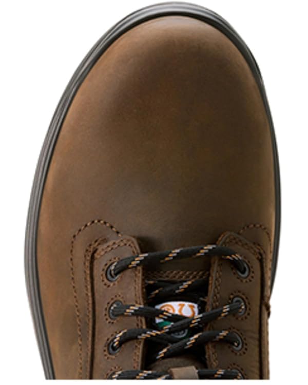 ARIAT Men's Turbo 6" CSA Waterproof Carbon Toe Work Boot, Rich Brown, 10 by ARIAT - Used condition - Image 2