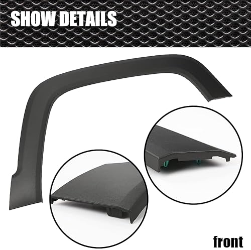 Crossdesign Fender Flare, Compatible With 2015-2021 Jeep Renegade 1Pcs Front Right Passenger Side Wheel Fender Flares #TOP2