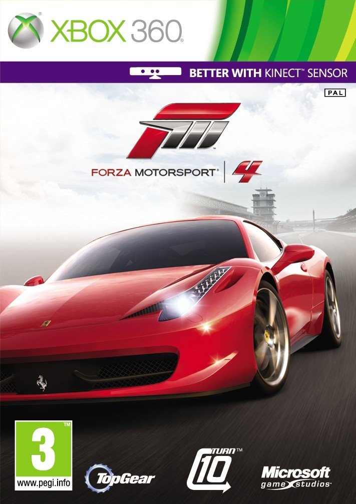 Forza motorsport 4 (jeu Kinect)