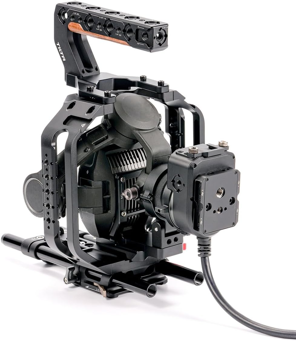 Tilta Full Camera Cage Compatible with DJI Ronin 4D Flex | Basic Kit | Black | ES-T09-A