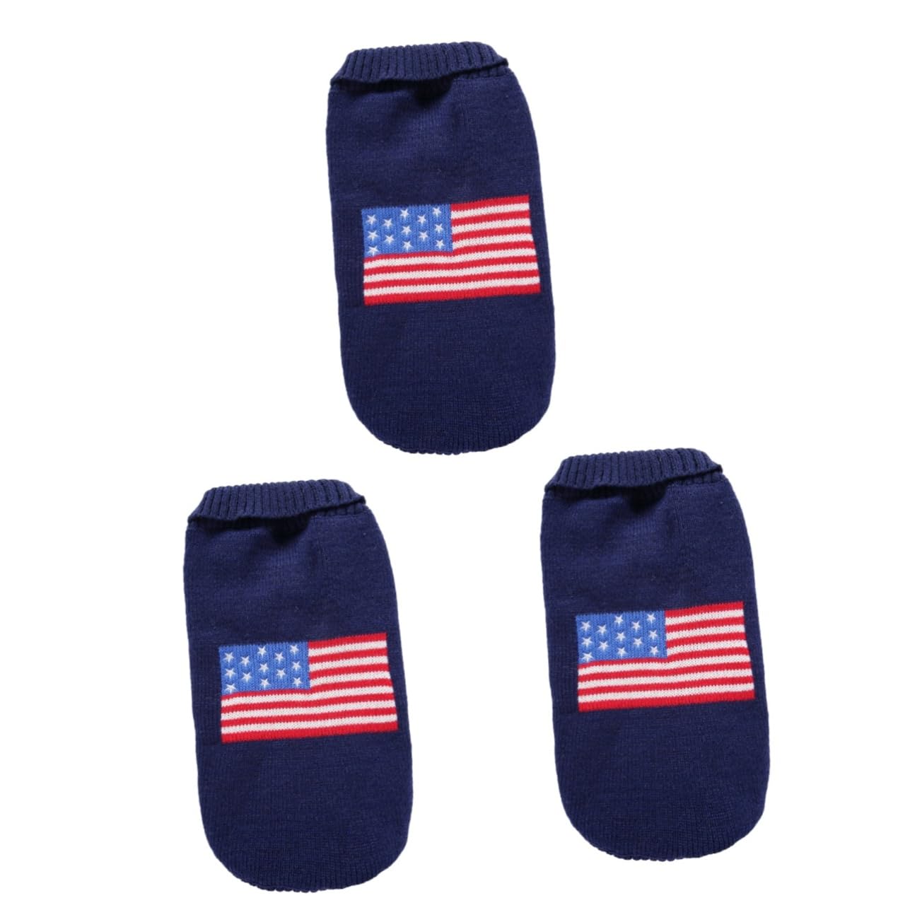Vêtements de Noël pour chiens pulls confortables drapeau américain