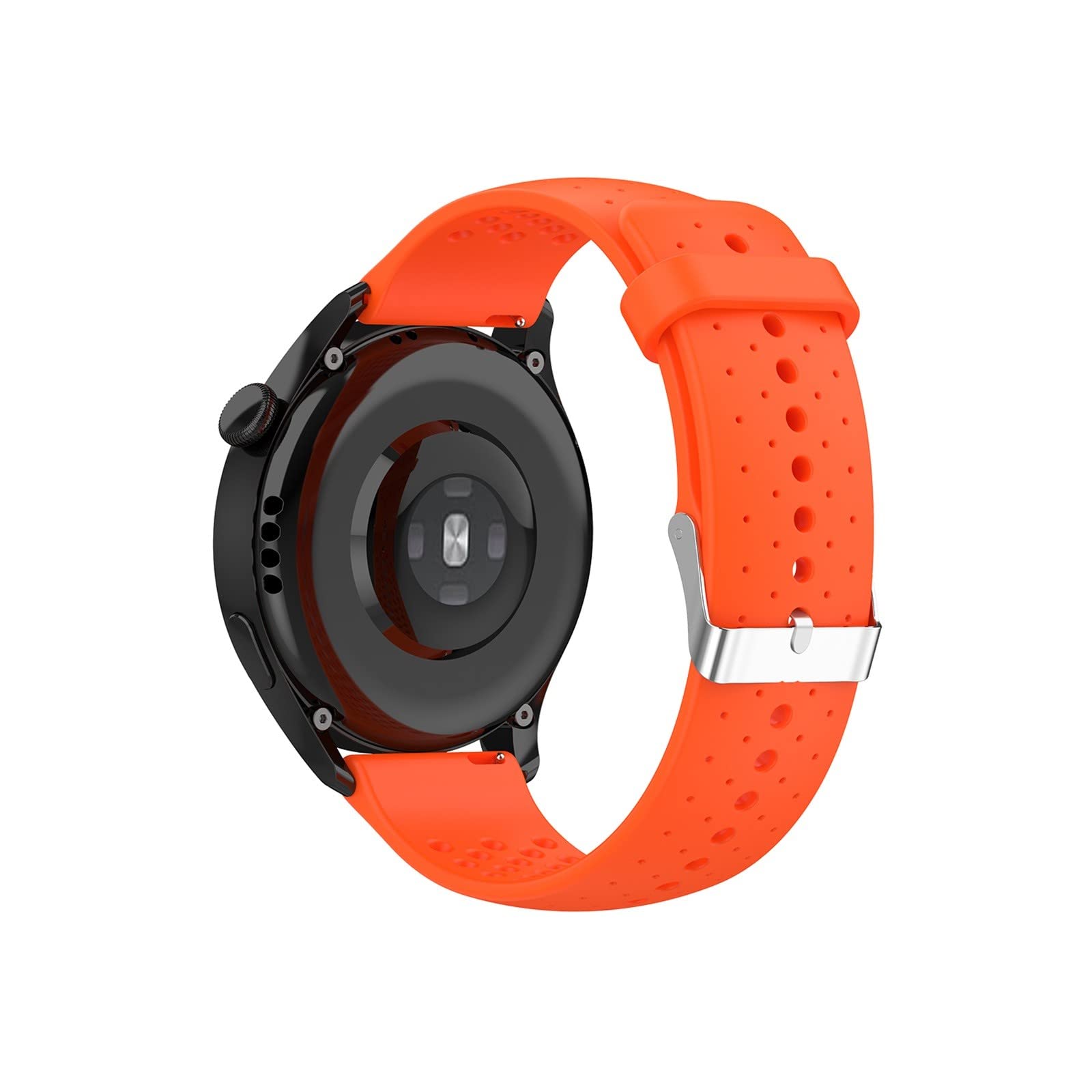 Replacement Straps Compatible with Polar Vantage V3 Strap, 22mm Soft Silicone Sports Watch Strap Wristbands for Polar Vantage V3 Smartwatch (Orange)