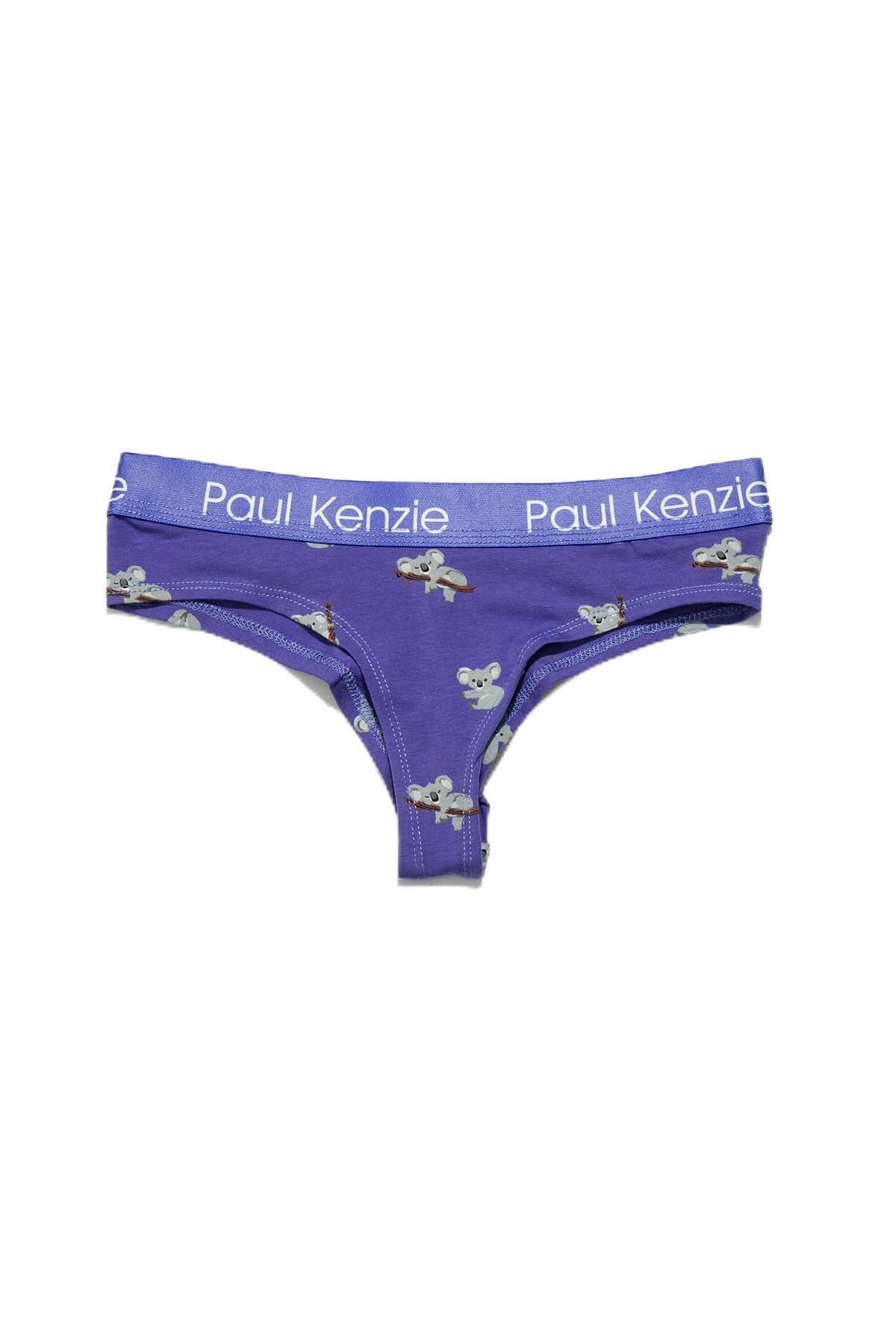 Paul Kenzie Women's Multicolour Eco Characters Cheeky Panties - Koala (Uk, Alpha, S, Regular, Regular, )