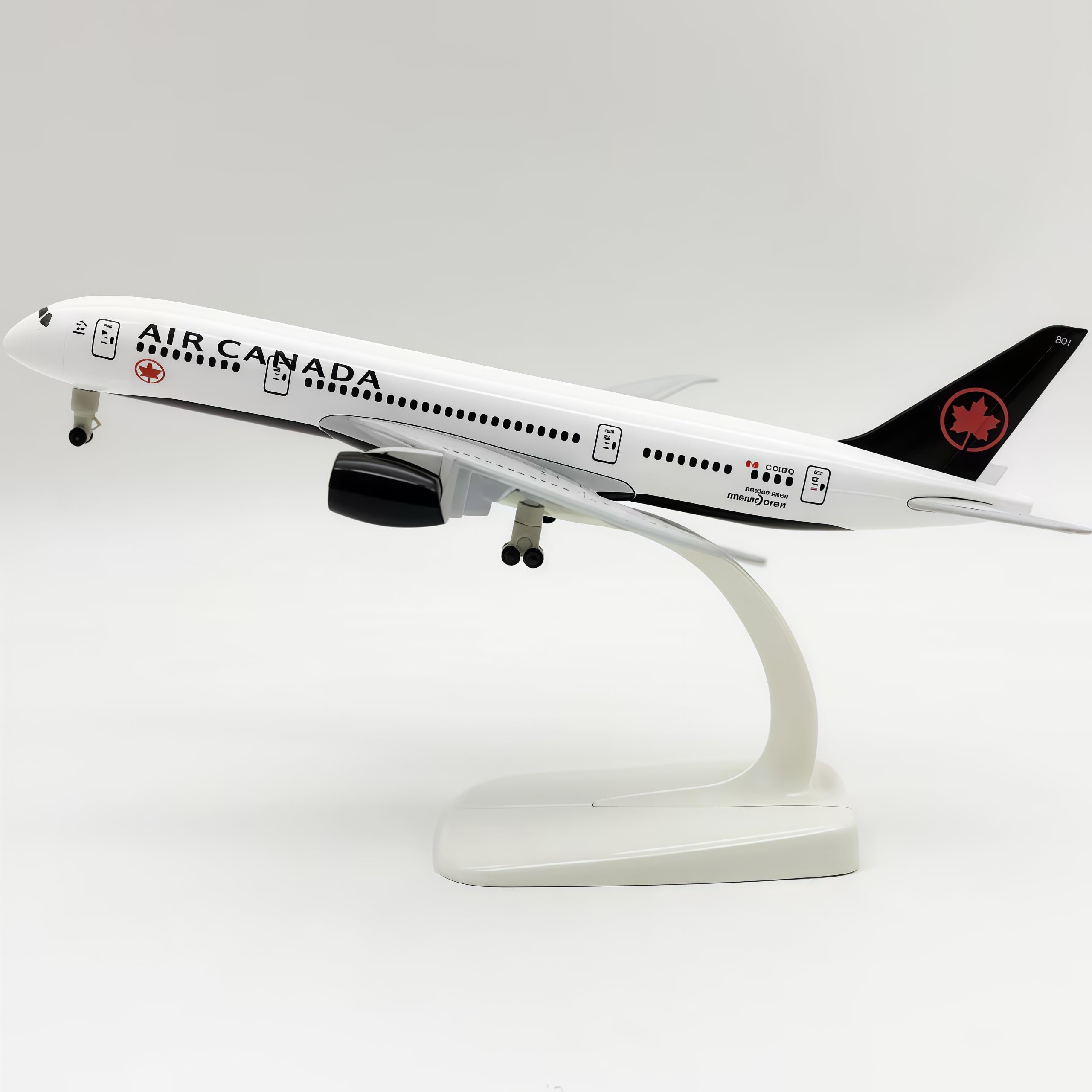 LGSRSNXHTX 1/300 Diecast Metal Airplane Model with Stand Canada B787 Plane Model for Adult Aviation Gifts,Desktop Display Airplane Ornament