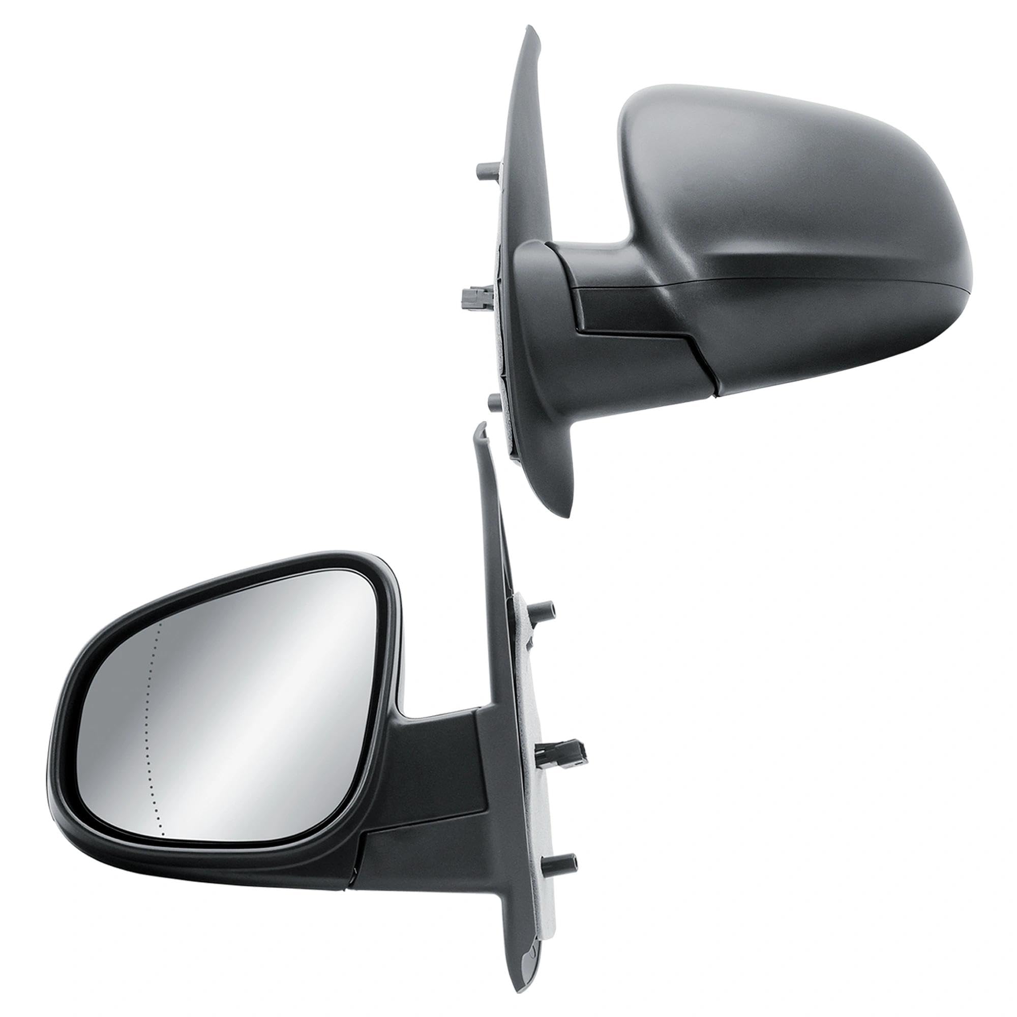 Rétroviseur extérieur gauche côté conducteur, électrique et chauffant, rabattable manuellement, capot arrière texturé, pour Renault Kangoo Mercedes Citan 2013-2021