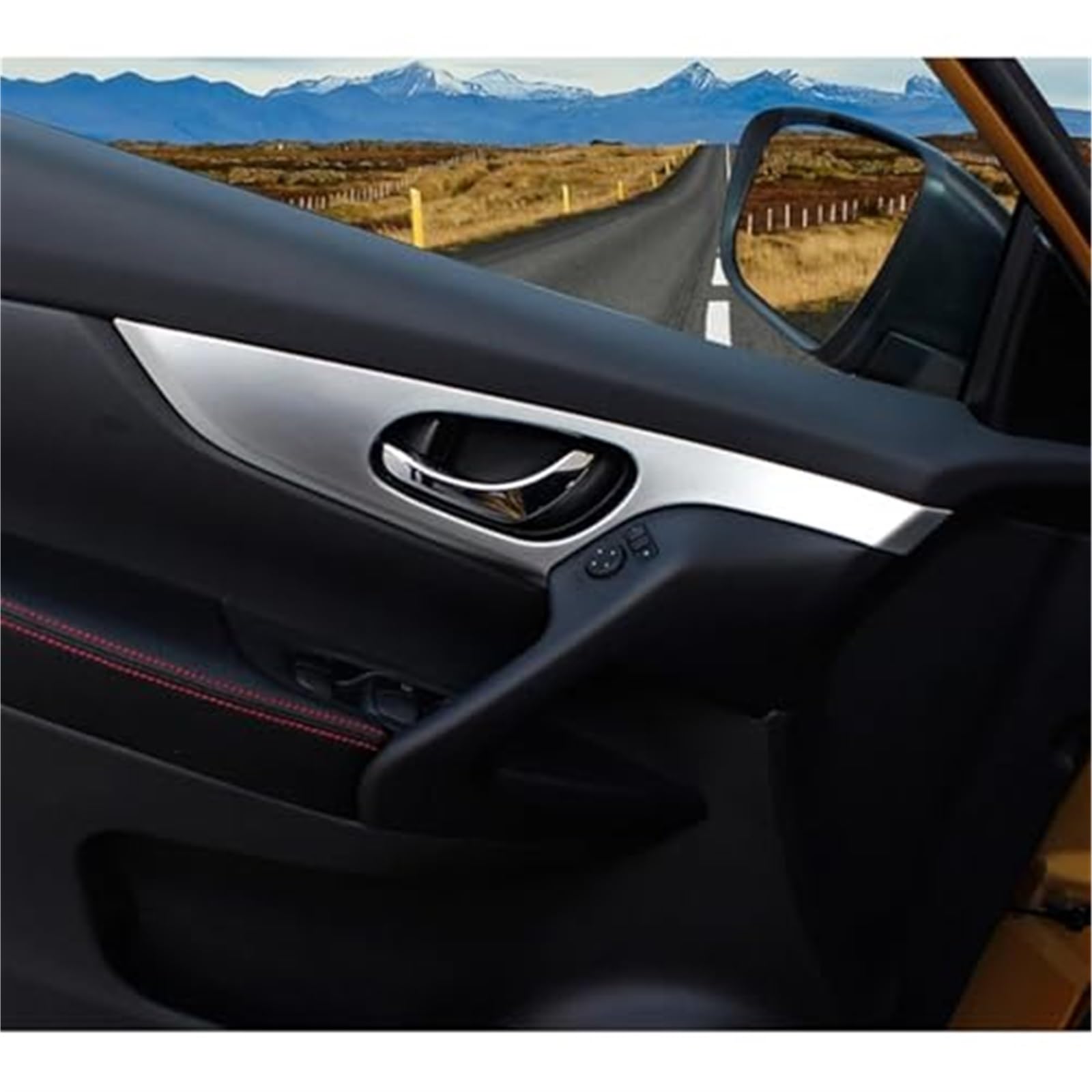 4 sztuk/zestaw ABS Chrome, dla Qashqai, J11 2016-2019 Car