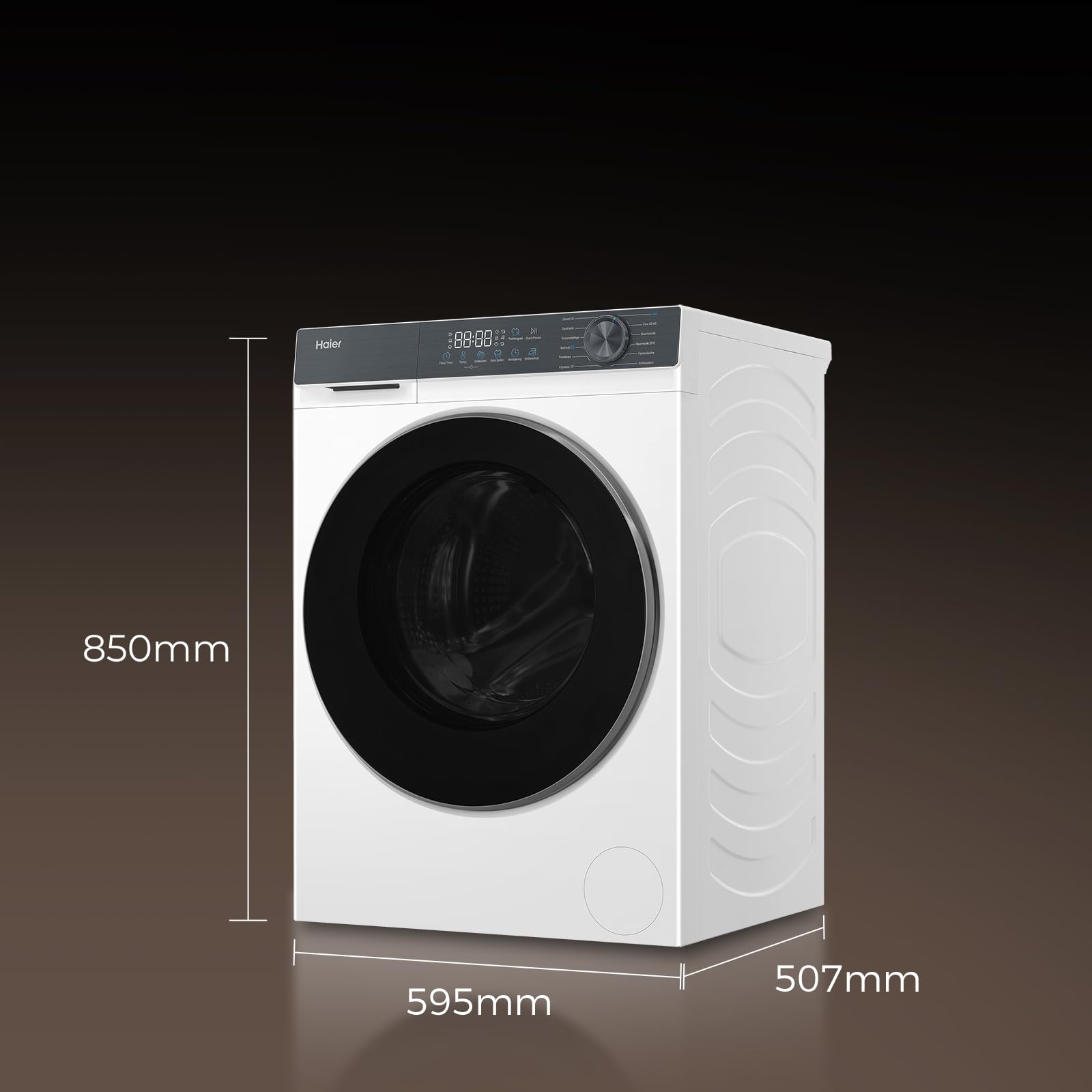 Haier G3 Serie Waschtrockner 8/5 kg 1400 U/min Inverter-Motor Aquastop HWD80-BP14637T