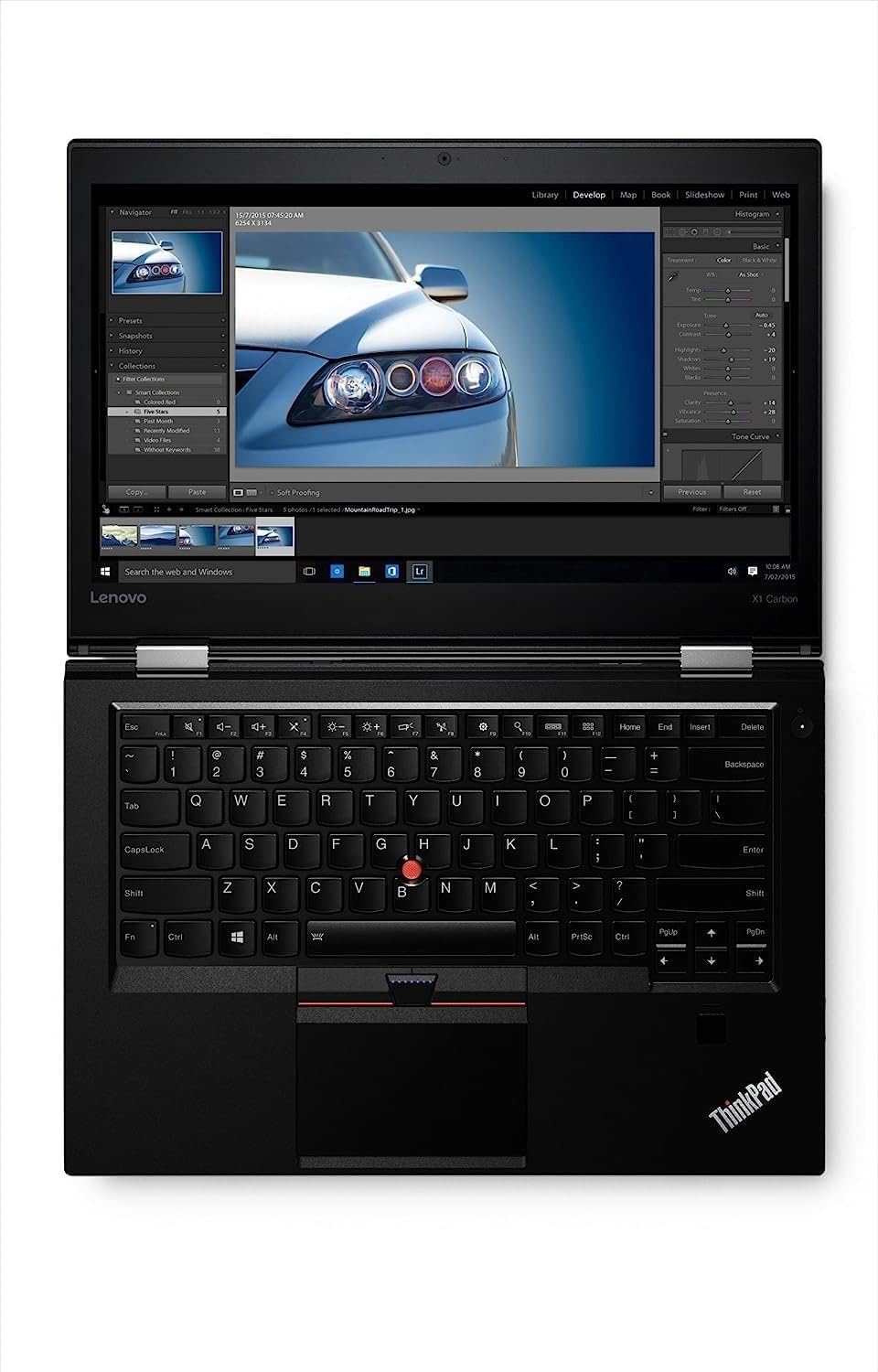 Lenovo ThinkPad x1 Carbon Gen 4 Ultrabook, laptop FHD da 14 pollici, Intel Core i5-6200U, 8 GB RAM, SSD da 256 GB, tastiera USA, Windows 11 Pro (ricondizionato)