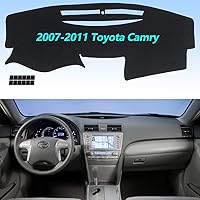 Vista 36 de AUQDD Alfombrilla de Cubierta de Tablero Compatible con Toyota Tundra 2007 2008 2009 2010 2011 2012 2013 / Toyota Sequoia 2008-2017, Alfombrilla