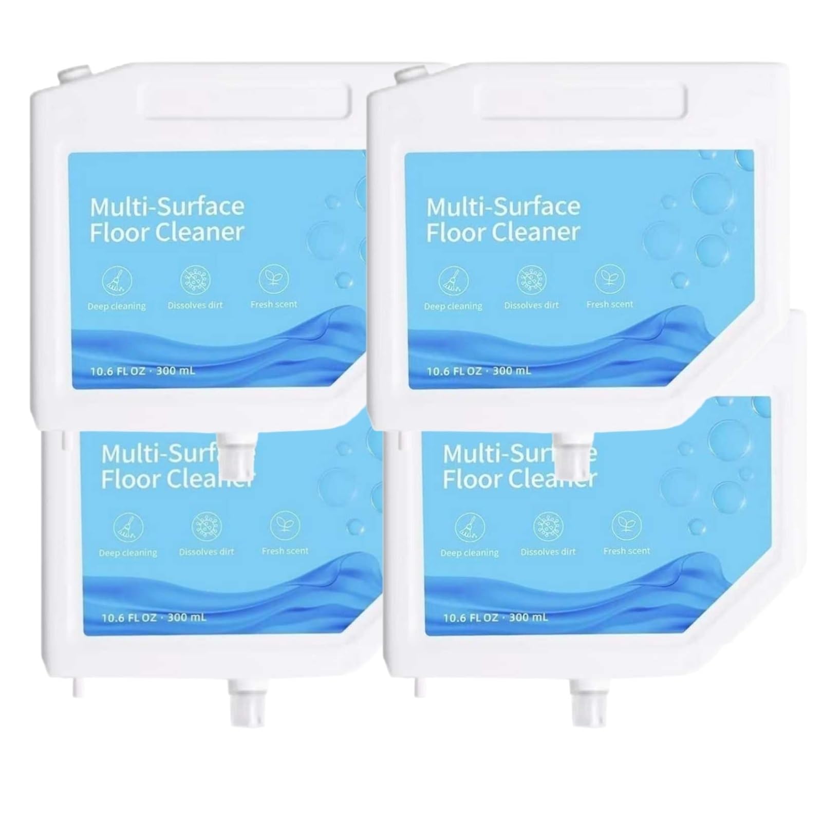 Solución limpiadora multisuperficie for suelos (300ml), compatible con Dreame L10s Ultra, S10 PRO y S10 Plus. Limpiador multiusos.(300mlx4)