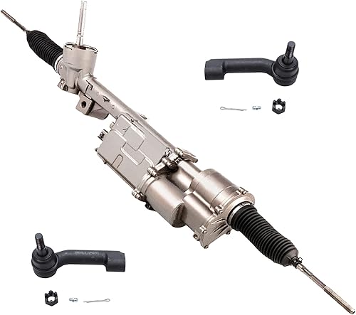 Detroit Axle - Kit de piñón y piñón de 3 piezas para Ford F-150 11-14, 1 estante de dirección asistida y conjunto de piñón, 2 extremos de barra de