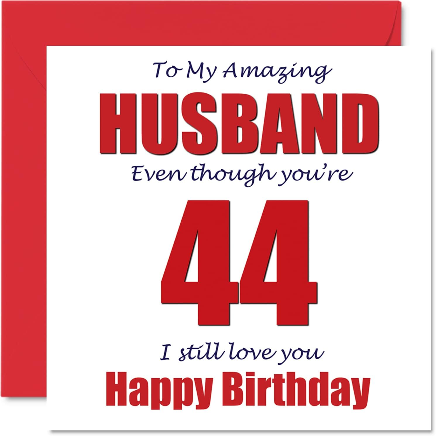 Stuff4 Funny 31st Birthday Cards for Husband - 31 I Still Love You - Happy Birthday Card for Husband from Wife Partner, Thirty-One Thirty-First Hubby Gifts, 5.7 x 5.7 Inch Joke Humor Greeting Cards