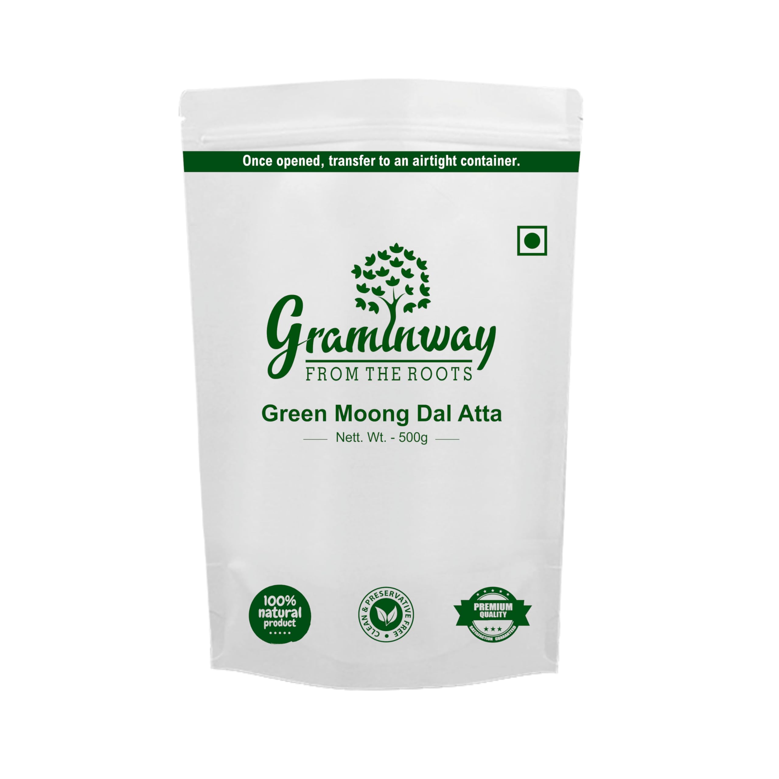 Graminway Green Moong Dal Flour, 500g (B0D37T4BJW) Amazon Price History, Amazon Price Tracker
