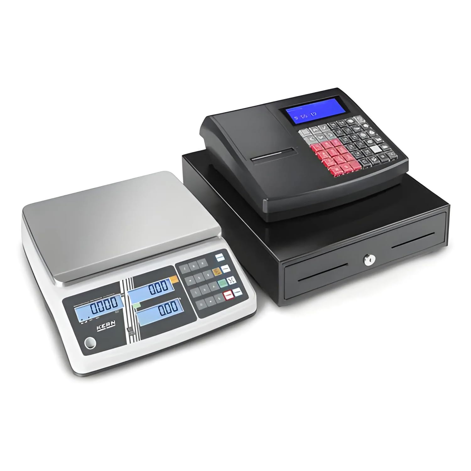 Ladenwaage mit Eichzulassung und Speicherplätzen für Artikelpreise [Kern RPB 15K2DM] Präzision bis 2 g / 5 g, Wägebereich max. 6 kg / 15 kg