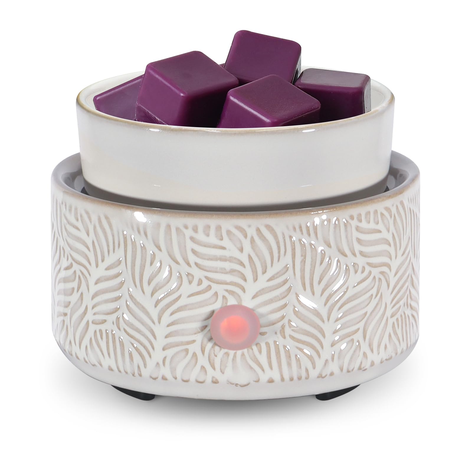 copinpin Electric Wax Melt Warmer 4-in-1 Candle Warmer for Scented Wax Melter Cute Ceramic Fragrance Wax Burner for Home Office Bedroom Deco Gift for