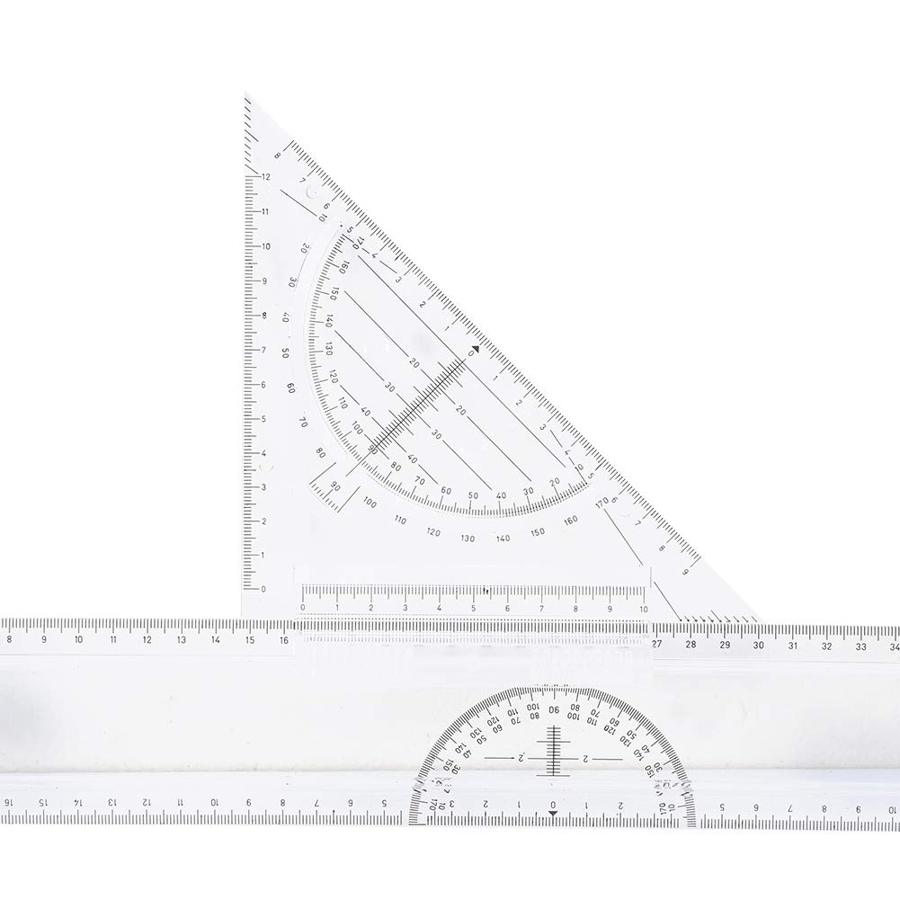 Sottomano da tavolo multifunzione A3 con righelli paralleli regolabili angolo e guida per taglio preciso strumento per disegno tecnico e progettazione