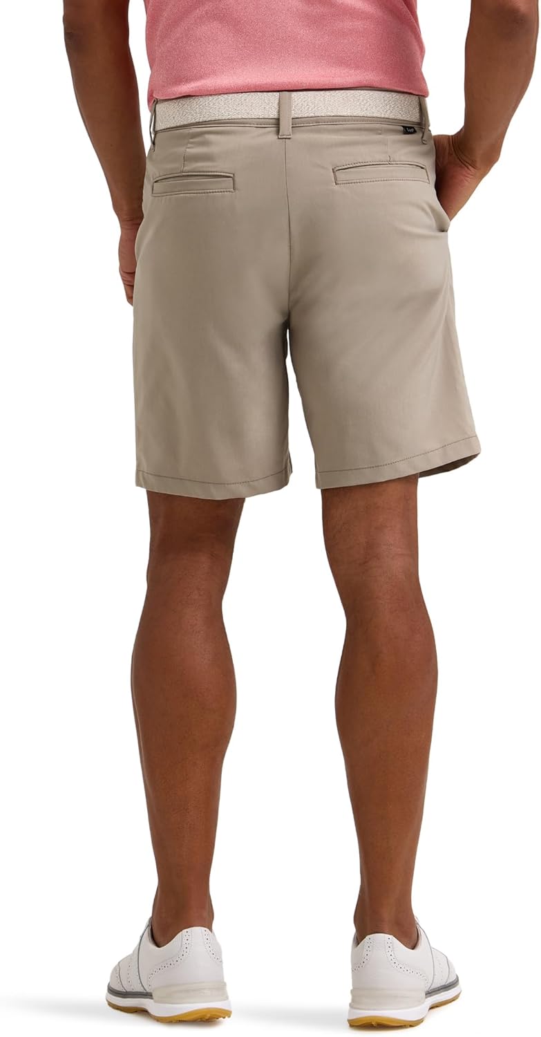 Lee Mens Golf Series Synthetic Flat Front Chino Short - Image 3