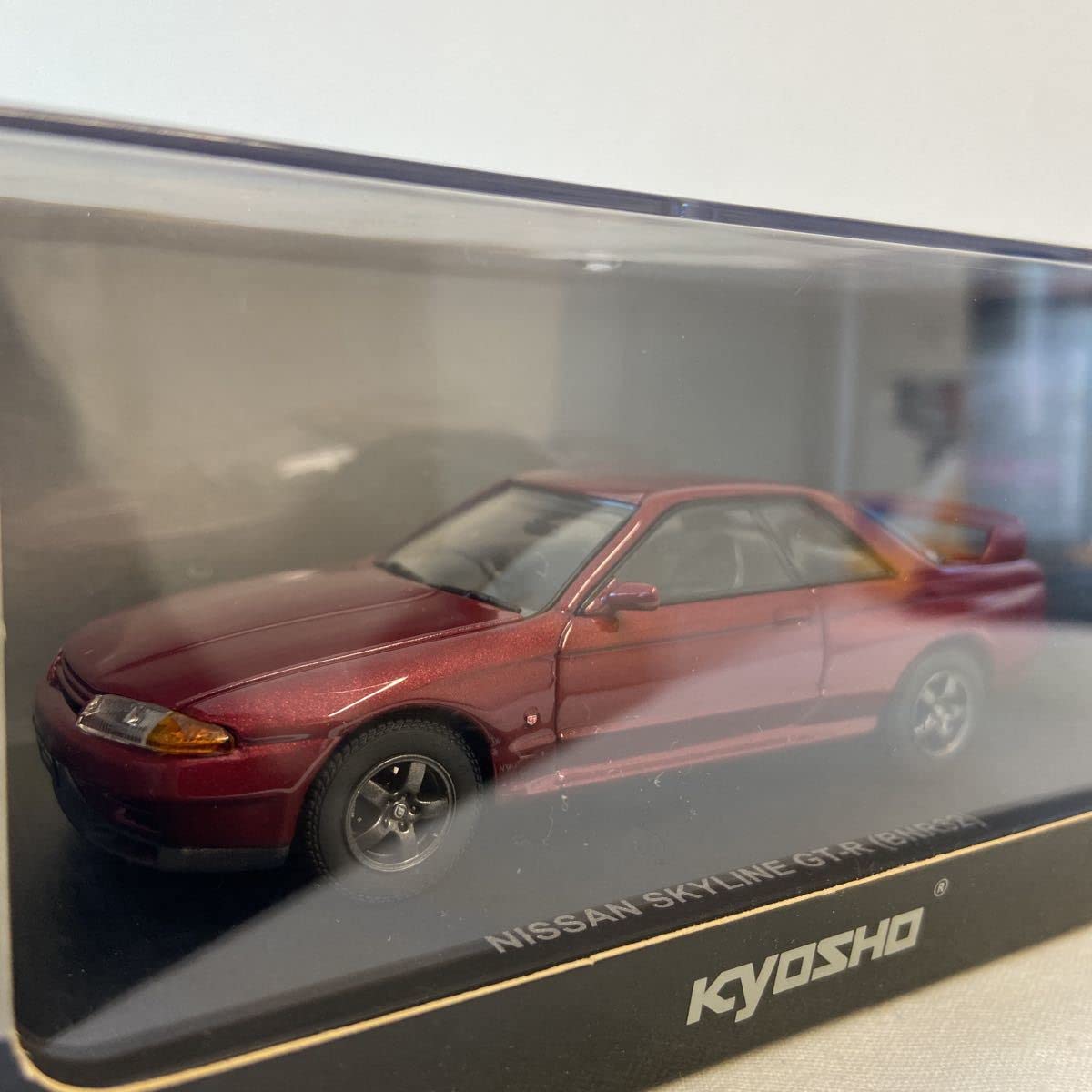 Amazon | 京商 1/43 日産 スカイライン GT-R BNR32 Red Pearl Metallic