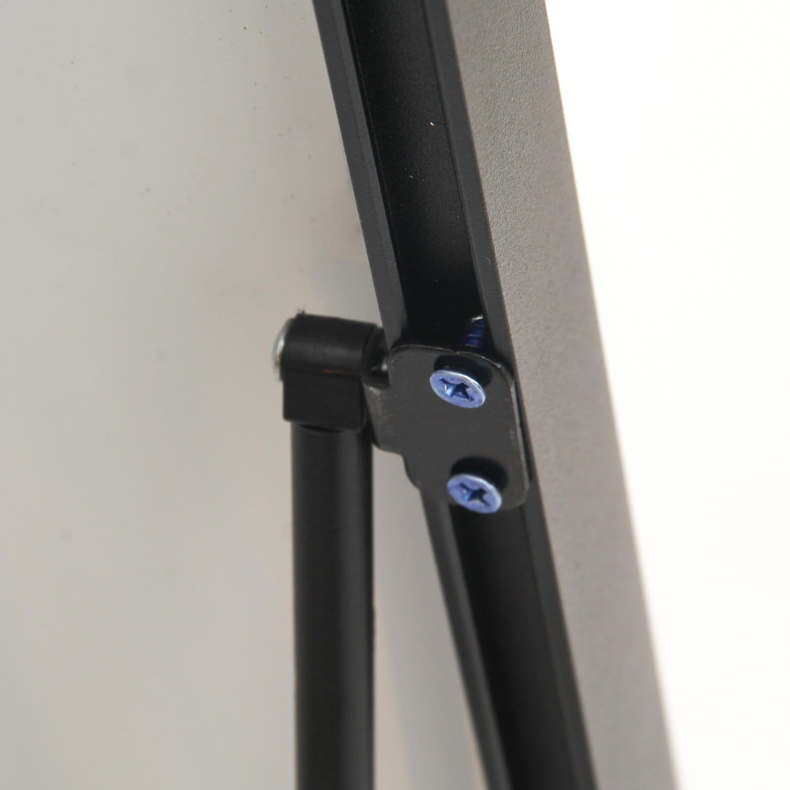 Specchio Rettangolare da Pavimento 162x53cm Grande Specchio Bombato Con Telaio In Lega Di Alluminio Vetro Temperato Appoggio A Terra O Inclinabile Per Camera Soggiorno Spogliatoio (Nero)