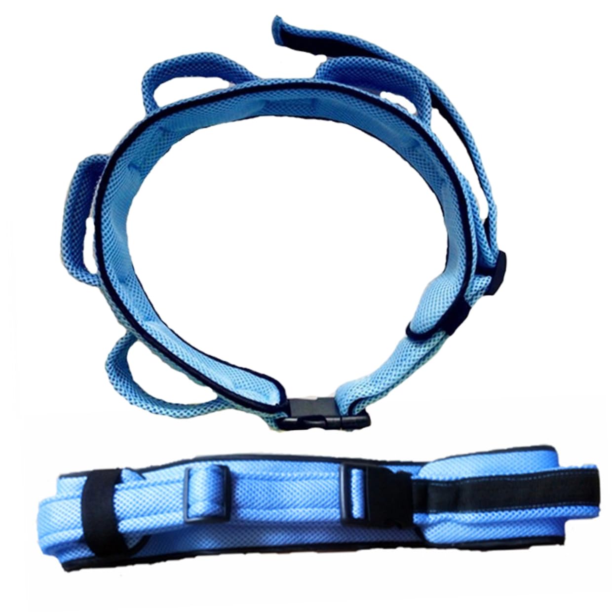 TOBBOMEY Elderly Secure Transfer Walking Belt Medical Giant Belt 4 Comfortable Handles Nursing Aid for Bedridden