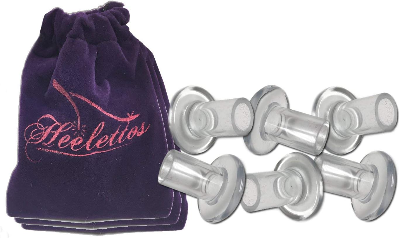 Heelettos Clear High Heel and Stiletto Shoes Protectors with Free Carry Pouch (3)