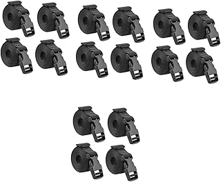 Correias 16 Peças Alça De Mochila Ao Ar Livre Mala Bolsa Cinto De Carga s Mochila Bagagem Mochila Mala Para Viagens Alça Ajustável Fita De Cinto De Bagagem De Viagem