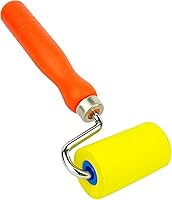 Vista 13 de CARTINTS Rodillo de mano de acero con mango antideslizante, ideal para aplicaciones de amortiguación de sonido de audio de automóvil, papel tapiz