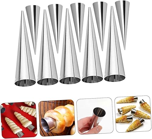 Miniatura 6 de COLLBATH 10pcs Croissant Tool Bread Machine Bread Croissants Molde Para Pastel Croissant Molds Croissant Cones Croissant Baking Tool Molds Household