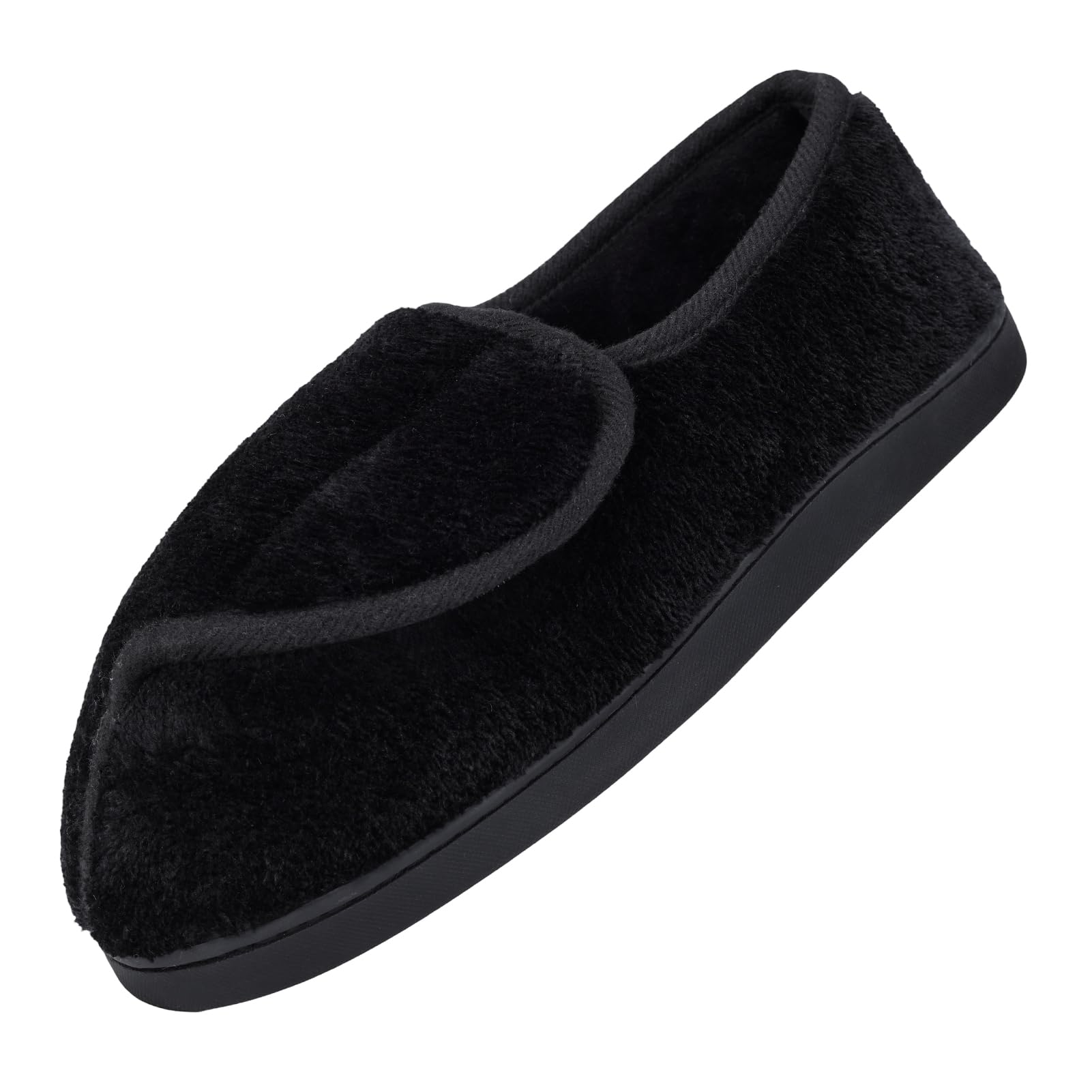 Git-up Women Soft wide Slippers Memory Foam Closed Toed Diabetic Arthritis Edema House Slippers