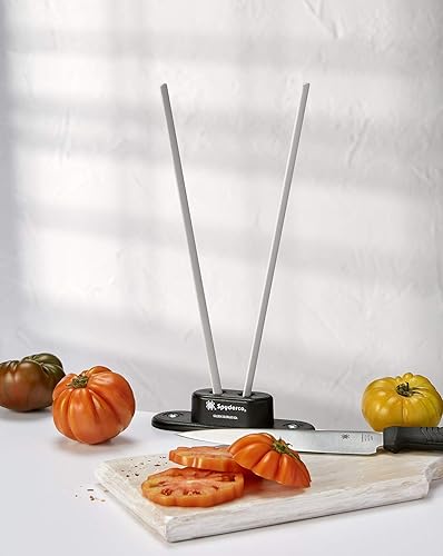 Miniatura 6 de Spyderco Galley V - Afilador prémium con base de plástico de alto impacto para encimeras/superficies de trabajo, incluye (2) piedras de 12 pulgadas