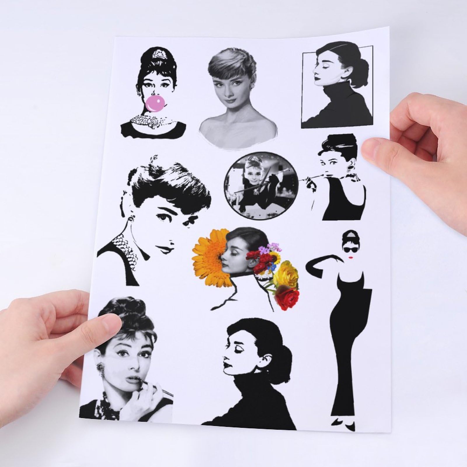 Amazon.co.jp: シール オードリー・ヘップバーン Audrey Hepburn