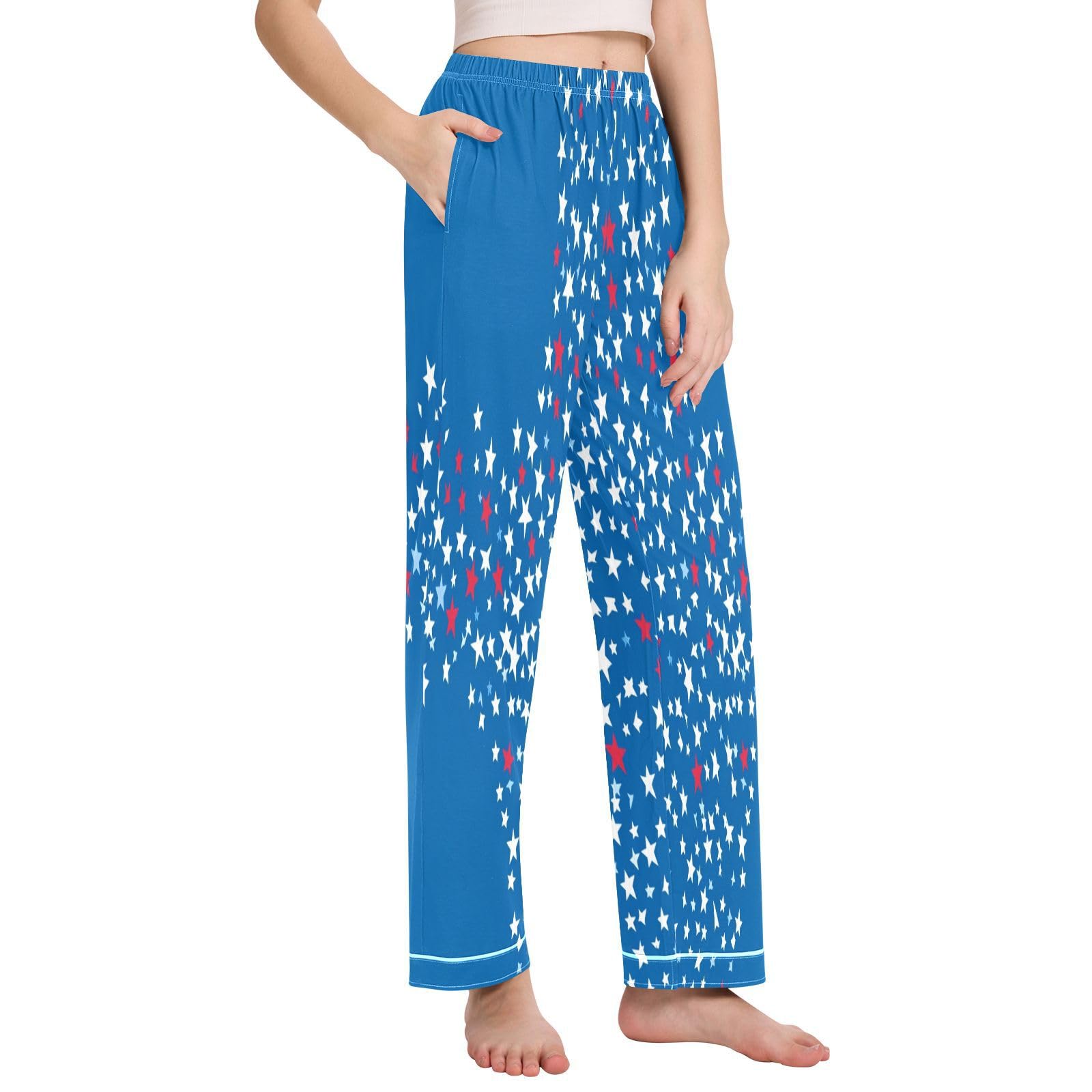 Pantalon de pyjama décontracté à cordon pour vos soirées cocooning à la maison - 8