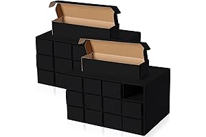 Hoolerry 12-Slot Collector Card Storage Boxes for TCG, MTG, Baseball, Football