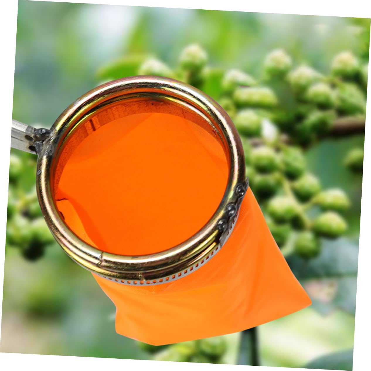 KONTONTY Detachable Fruit Picker Basket Reusable Tool for Easy Harvesting of Peaches Apples More Durable Design with Elastic Pouch for Minimal Damage Accessory