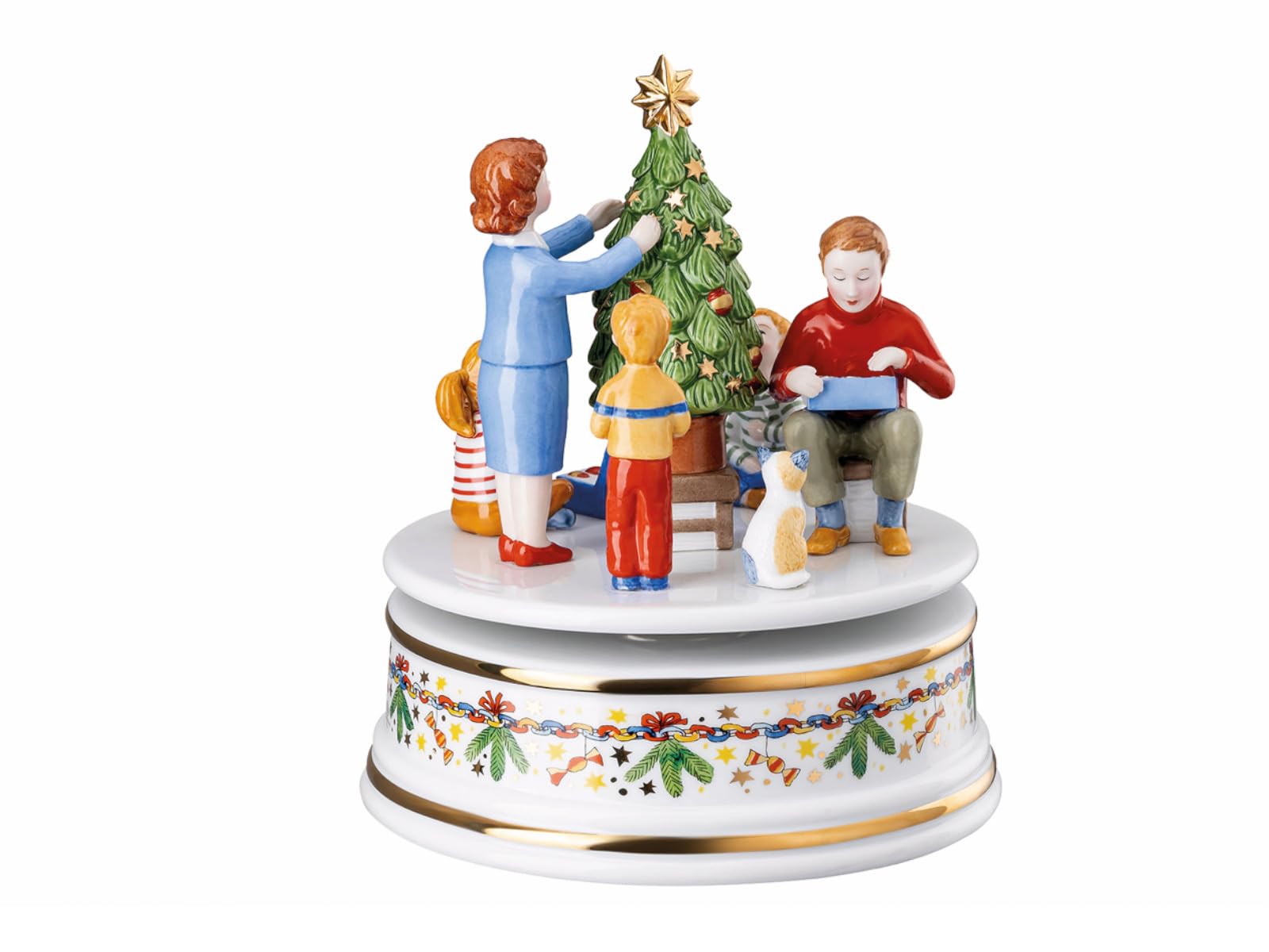Hutschenreuther Collection 2024 Grande boîte à Musique Lumières de Noël décoration porcelaine