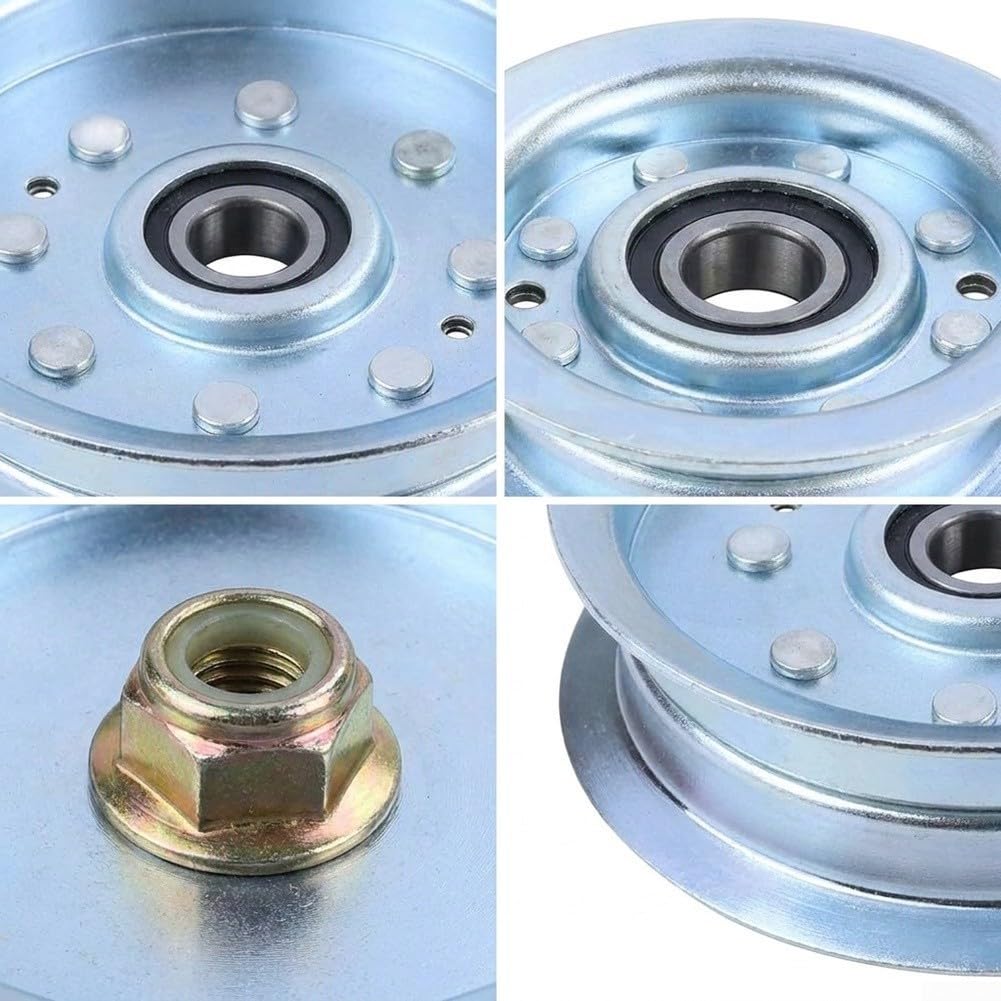 Juego de 4 Piezas Poleas Tensoras Metal para Tractores D130 LA145