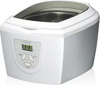 CITIZEN 超音波洗浄器 SWS510 42KHzの強力洗浄 約600ml大容量 過熱防止機能 サーモスタット搭載の安全設計 ５段階タイマー機能 | エントリーモデル 超音波洗浄機 主な洗浄用途 眼鏡 時計 貴金属 シェーバー 入れ歯 リテーナー アクセサリー 化粧筆 調理器具 プラモデル