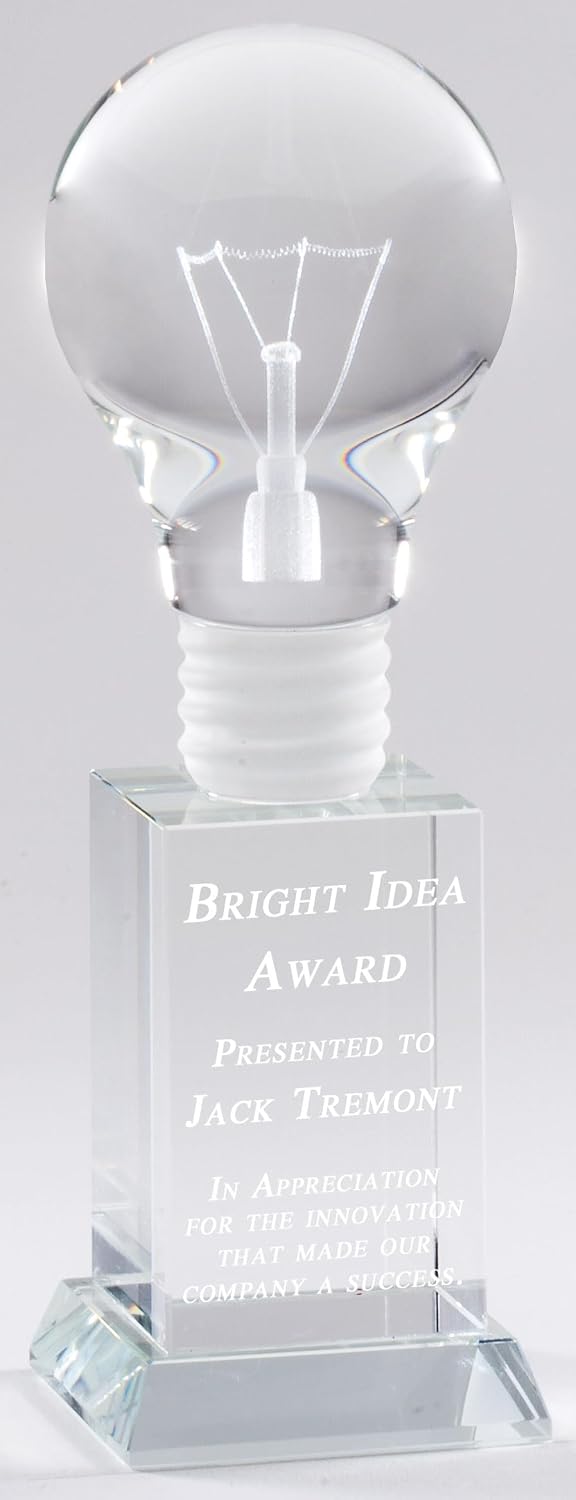 Light Bulb Trophy with Free Engraving (Customize Now!)