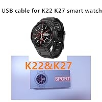Vista 2 de Cargador militar de reloj inteligente K22 y K27 K28 Smartwatch Cable de carga para cable USB K22