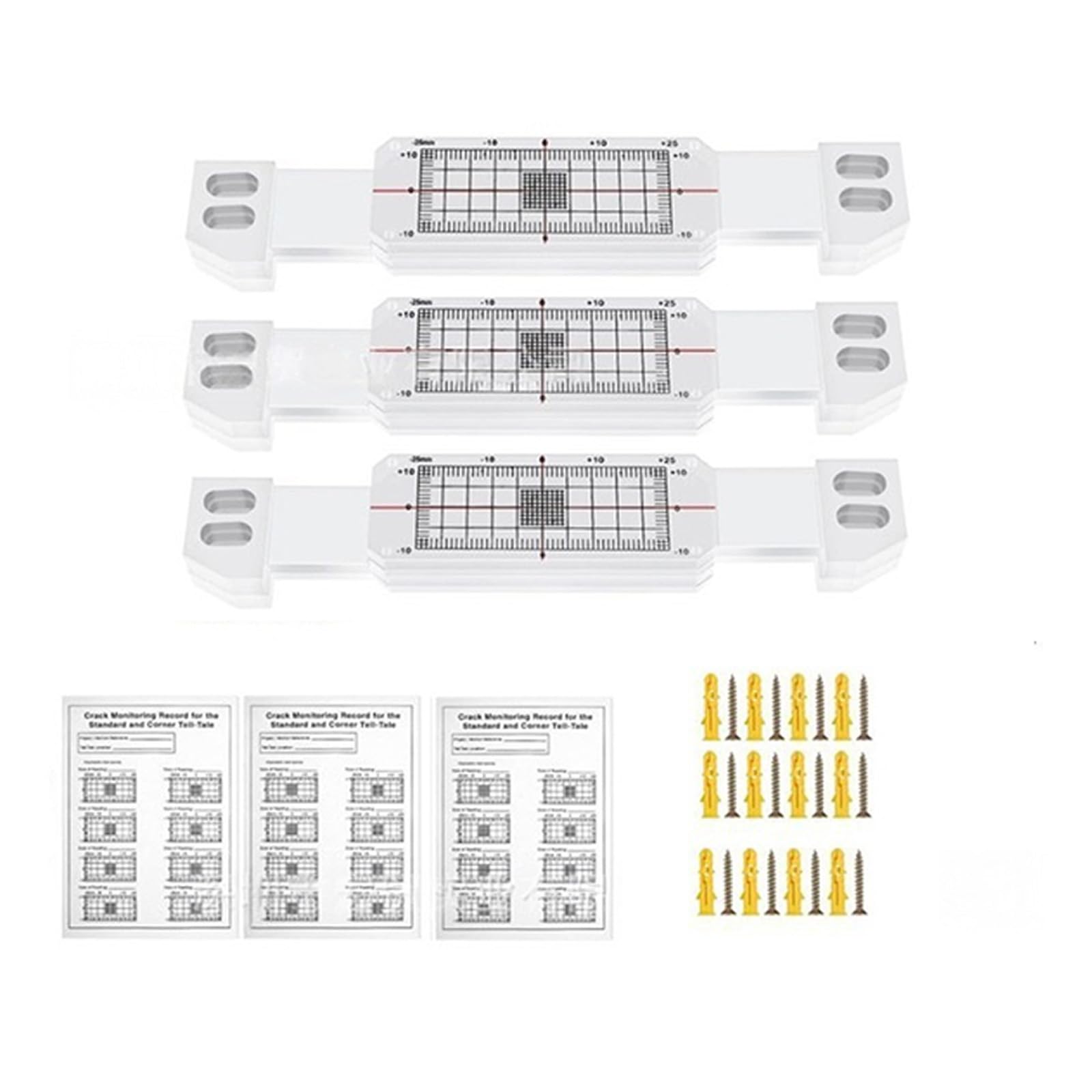 Tsophreniq A Cracks Monitorings Record, Standard Monitors For Thestandard Nd Corner Deformation Crylic Tool Gauge Monitor