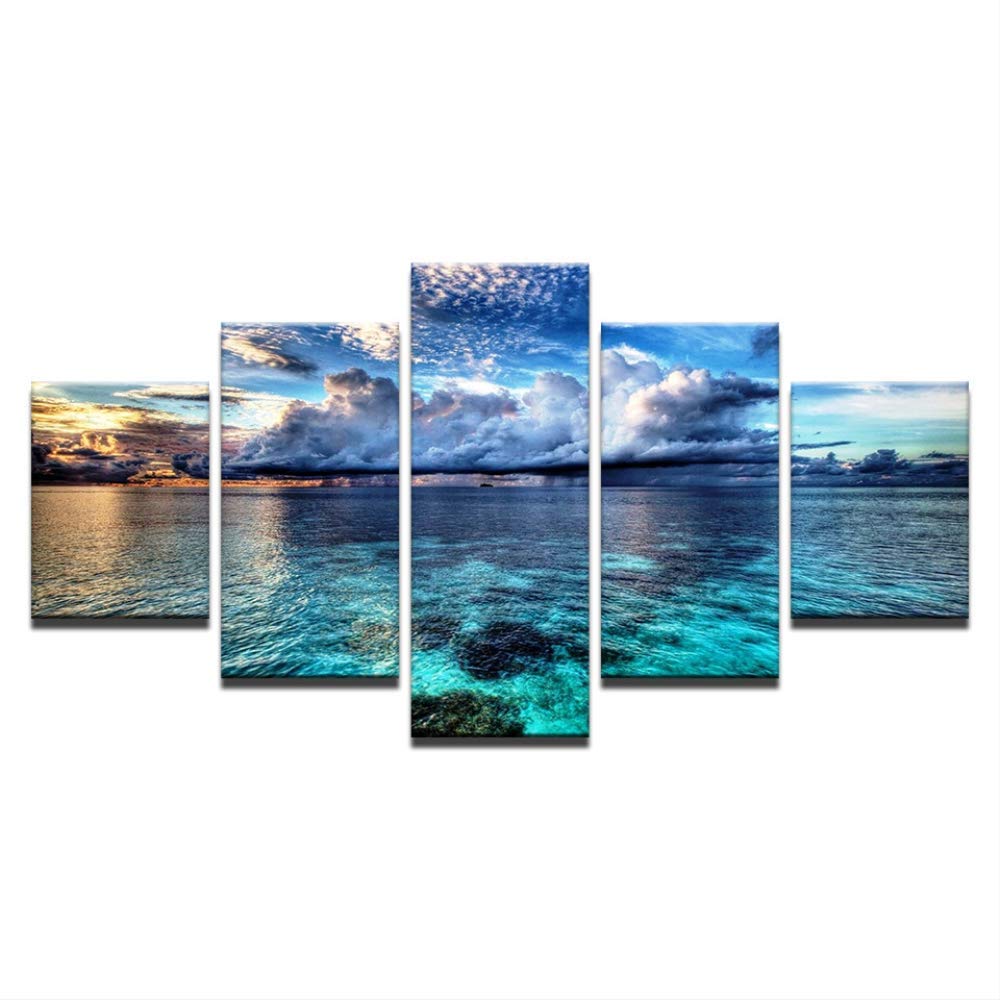 Toile murart photo pour masquer un mur vide avec un paysage mer