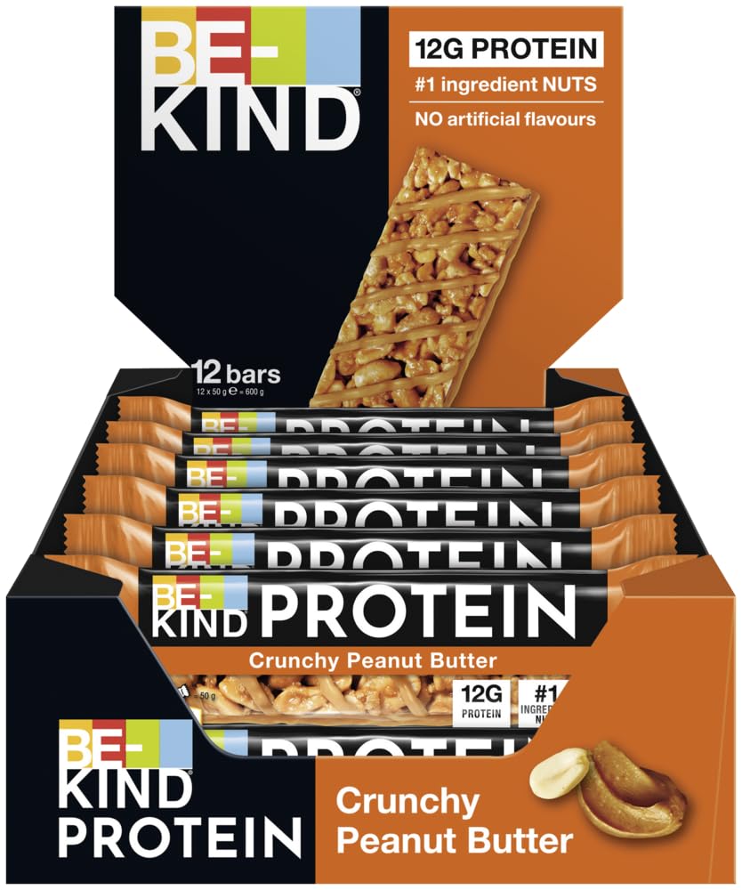 BE-Kind Protein Riegel Mix I 4 Sorten I 48 Riegel I 2400g I Proteinriegel I Schokoriegel I Nussriegel I Fruchtriegel I Riegel I Glutenfrei