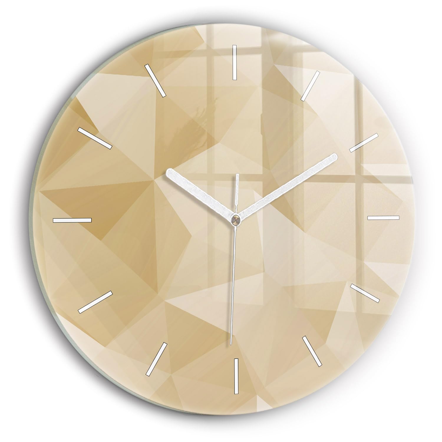 Horloge en verre moderne Wallfluent pour sublimer le design de votre salon contemporain
