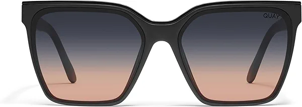 Quay - Womens Sunglasses, Polarized Square Lenses with UV Protection, Oversized Sunglasses (Level Up)