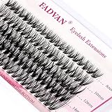 DIY Eyelash Extension 10/20/30/40 Roots Lash clusters D Curl 8/10/12/14/16mm Mixed Tray 3D Effect Me