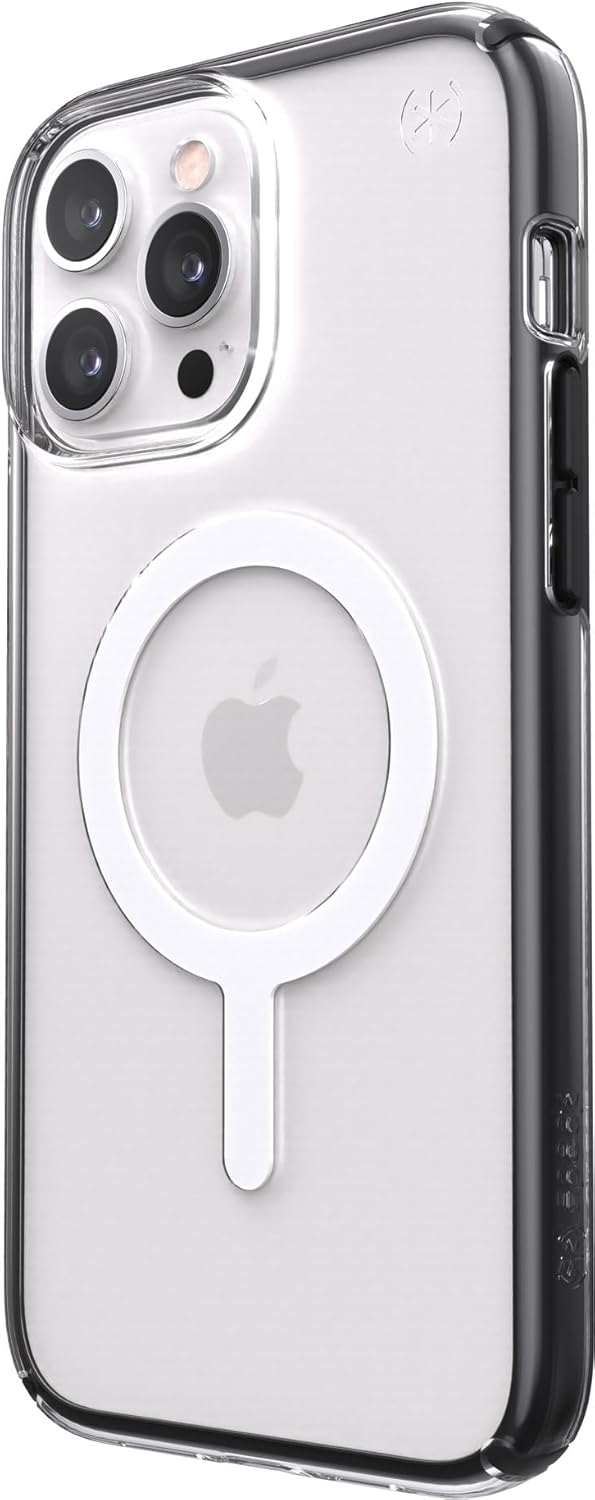 Speck Presidio Perfect Clear Impact Geometry Case iPhone 13 Pro Max / 12 Pro Max Black