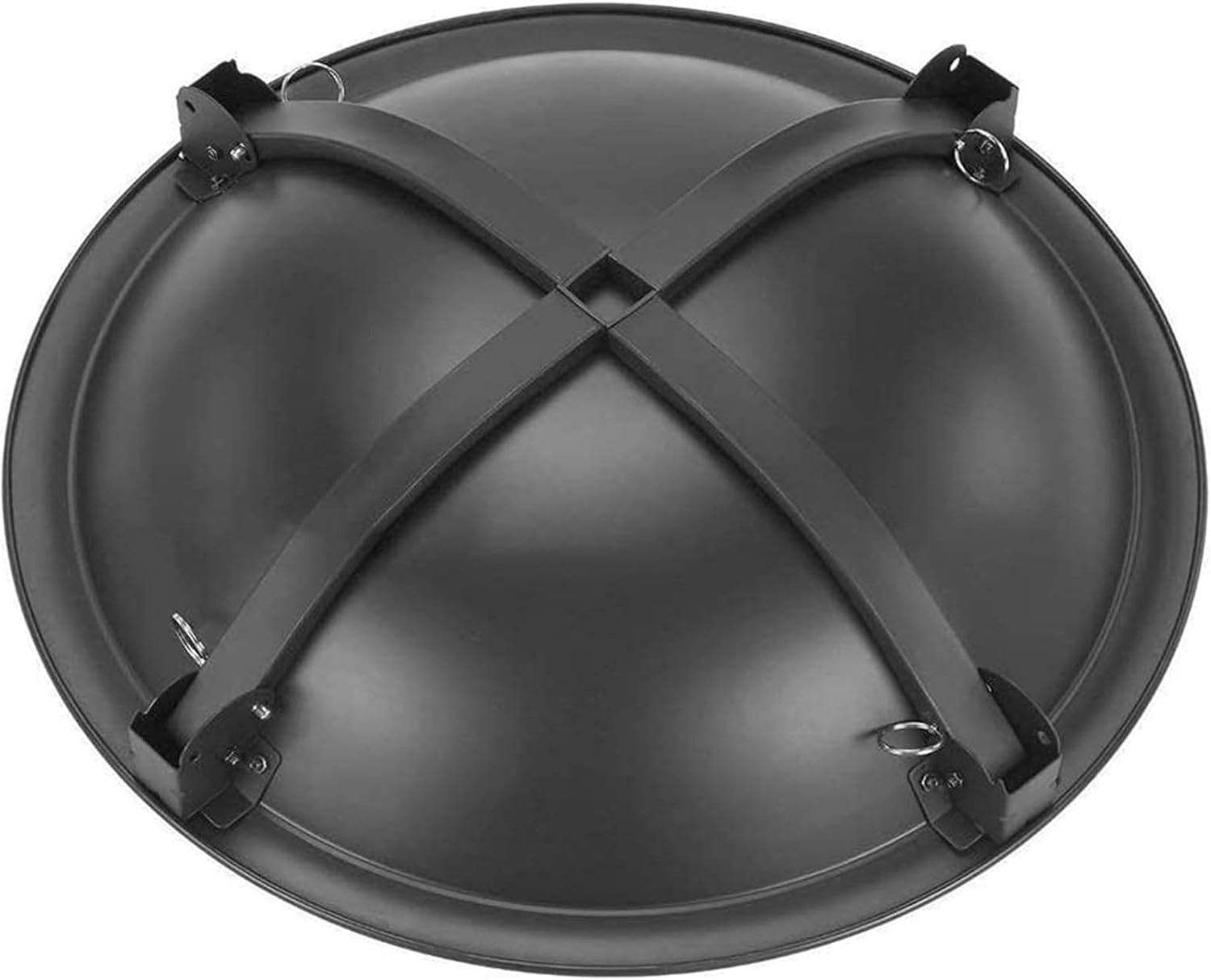 Garden Fire Pit Grill Bowl Grill Barbecue Rack Fire Pits,Garden Outdoor Fire Pits Steel Folding Fire Bowl with Grill & Cover & Poker Camping Fire Pit BBQ Brazier Wood Charcoal Patio Heater