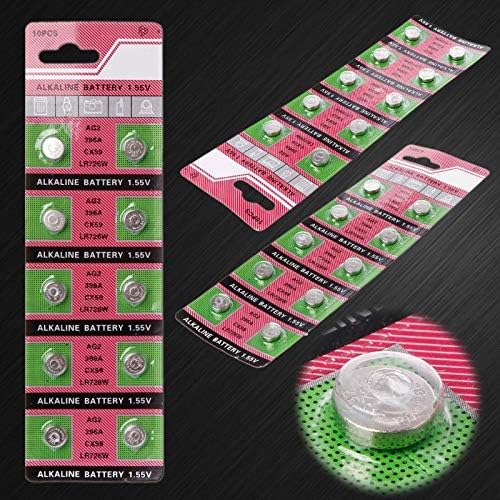 Cotchear AG2 396A LR726 SR726SW CX59 LR59 SR59 397 Button Cell Batteries [10 pcs-Pack]