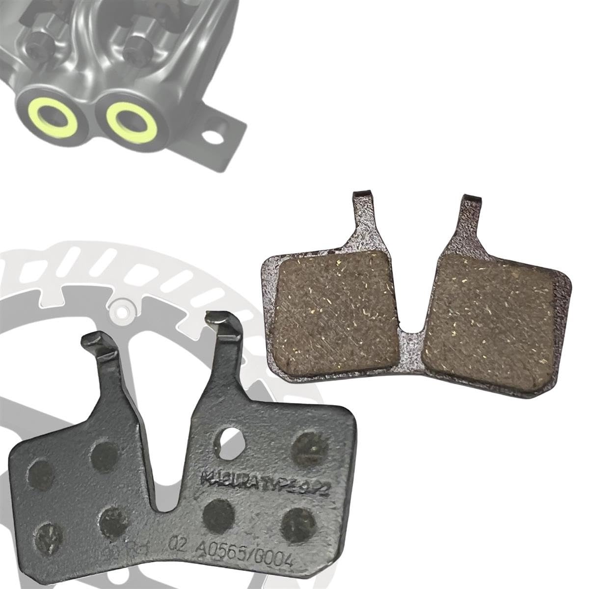 Original MT Fahrrad Hydraulische Scheibenbremsen Ersatz Disc Bremsbeläge kompatibel mit Magura MT 2 4 5 7 8 Trail I Sport I Performance I Race
