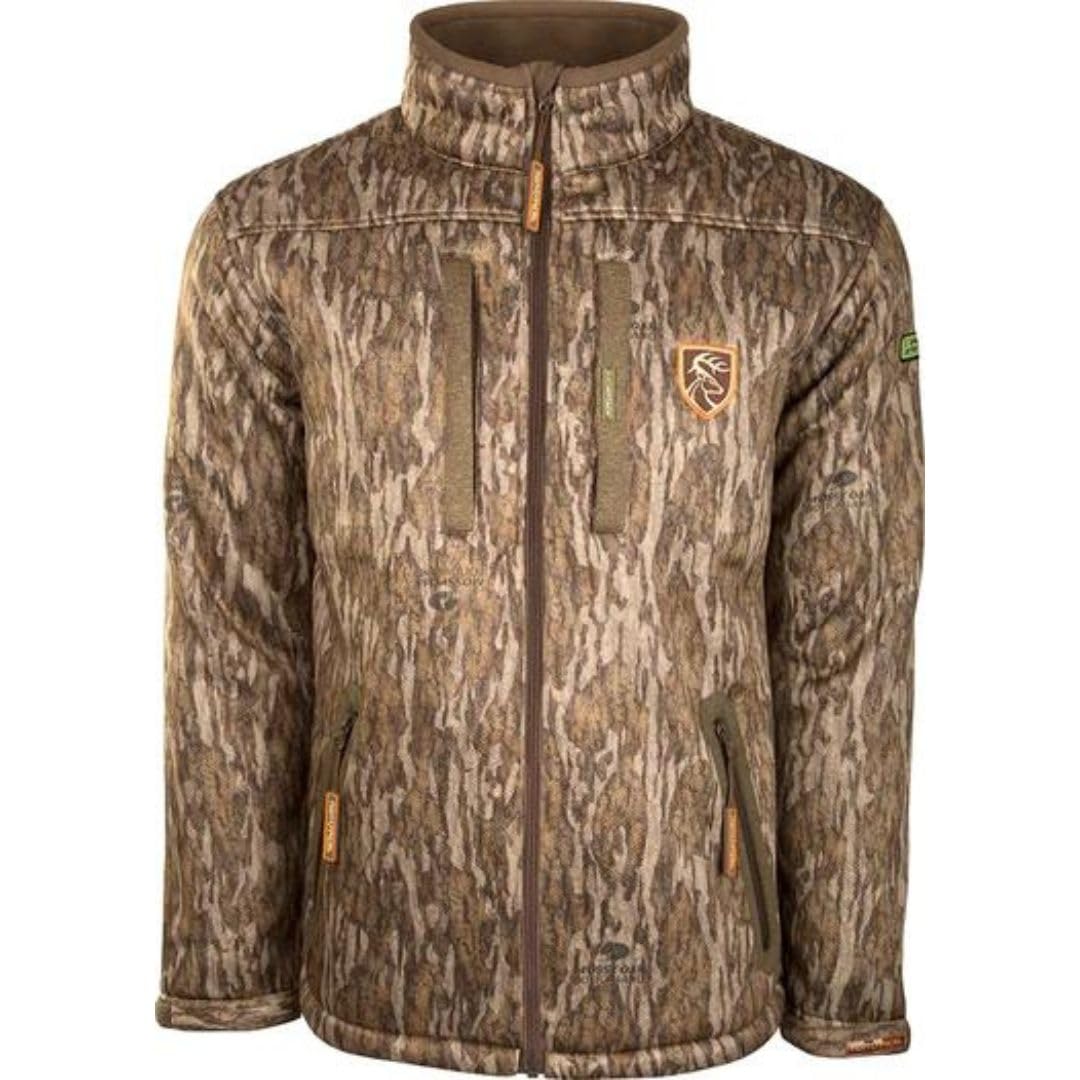 Drake DNT1010-YTH-006-10 Youth Heavyweight Silencer Full Zip Jacket Bottomland Youth Size 10